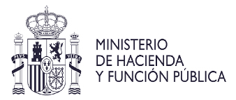 logo de ministerio de hacienda y función pública